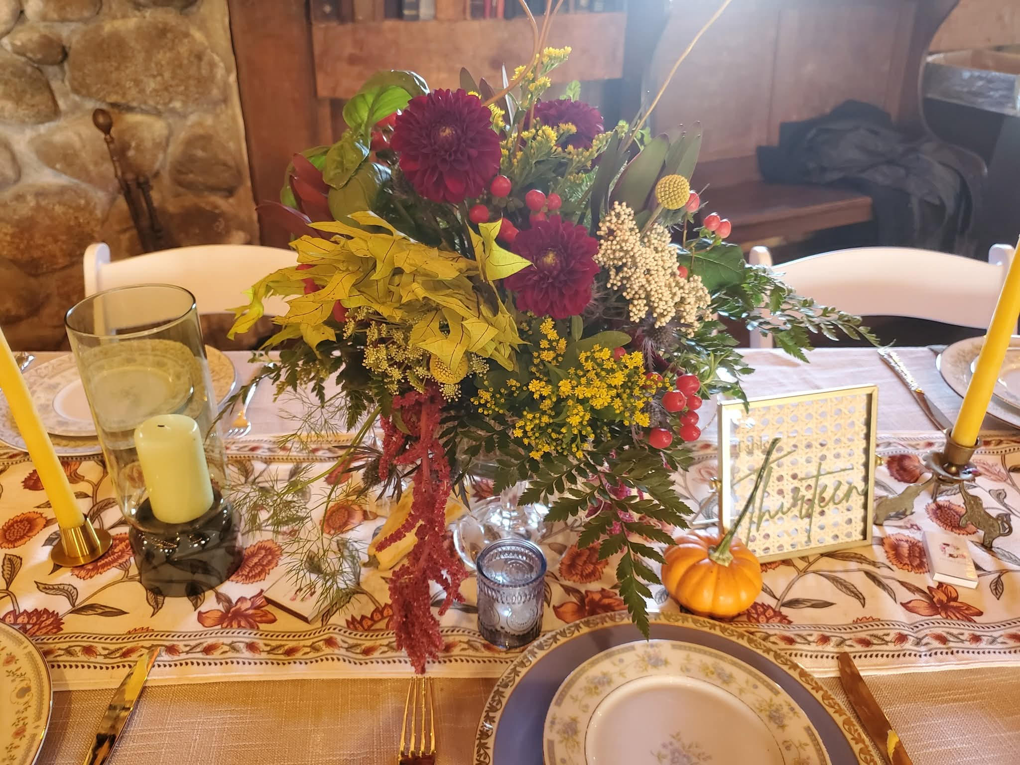 Autumn harvest centerpiece
