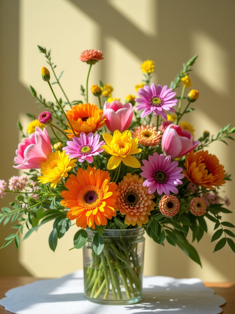 Colorful flower arrangement